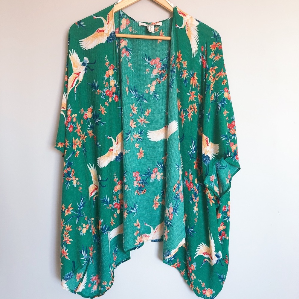 F21 | Swim kimono beach boho cover up